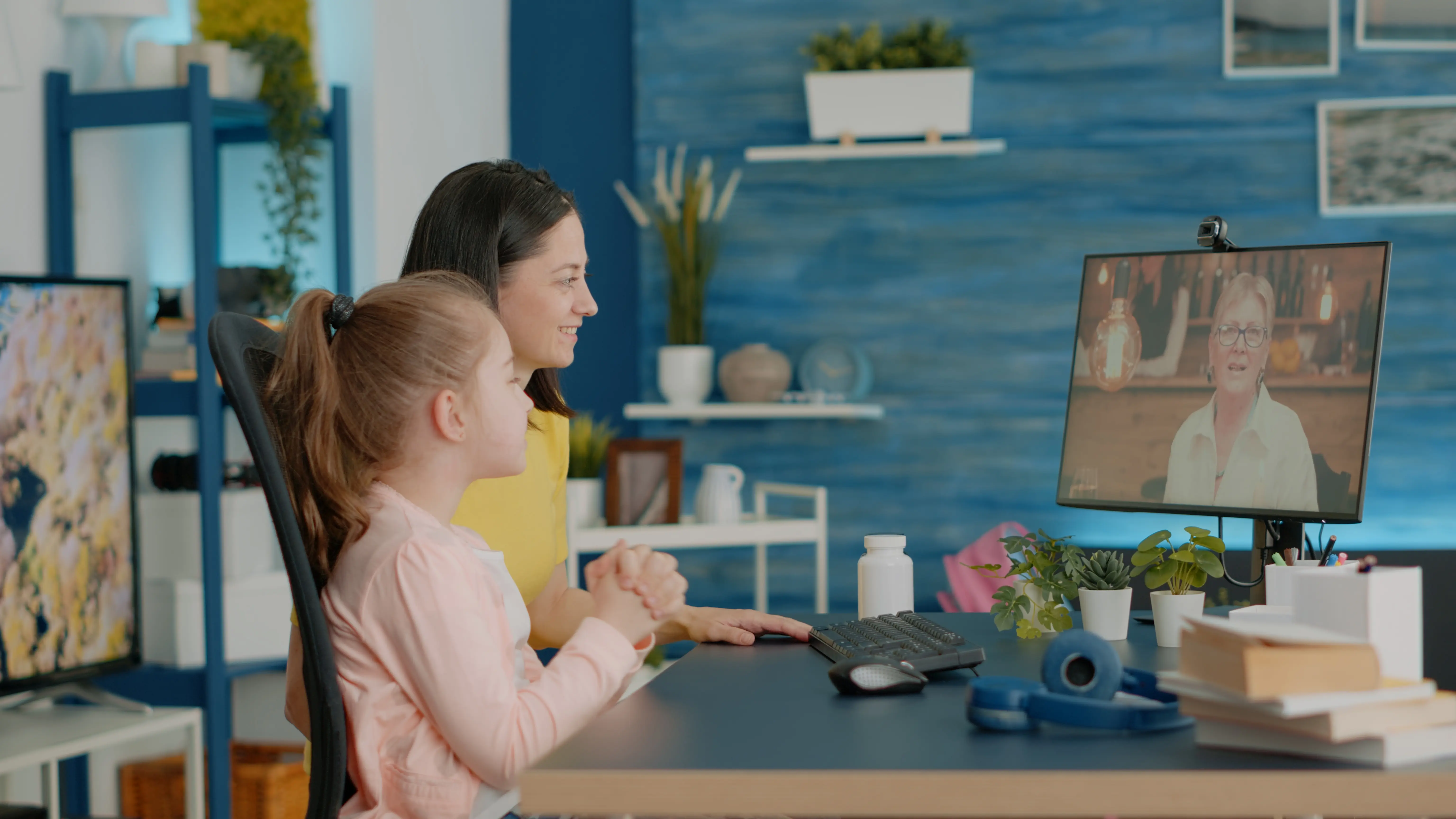 Learner getting homework help online